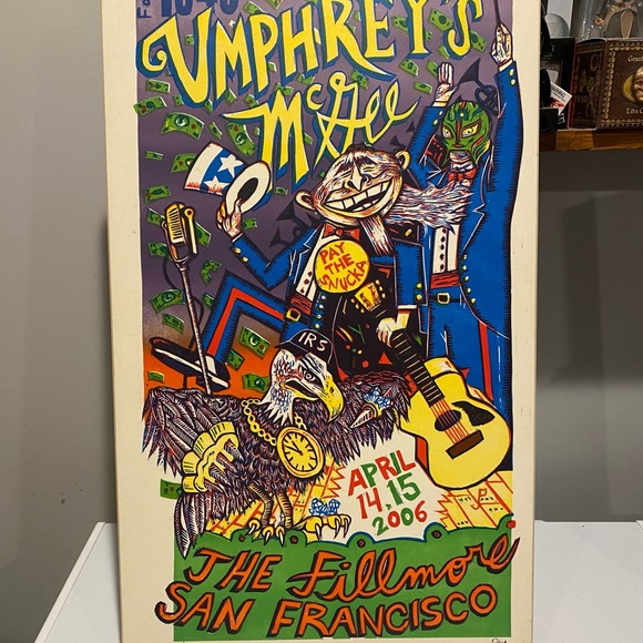 UMPHREY'S MCGEE SAN FRANCISCO 2006 JIM POLLOCK (SHOW EDITION) 471/500 - Picture 1 of 4